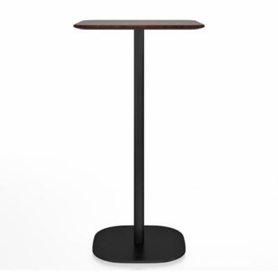 Emeco 2 Inch Flat Base Bar/Counter Table - Color: Black - 2INCHBT2430FWALDA