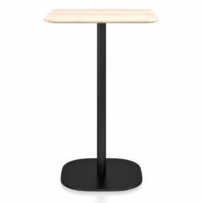 Emeco 2 Inch Flat Base Bar/Counter Table - Color: Black - 2INCHCOT2430FACCD