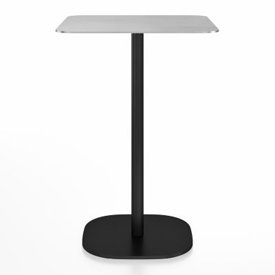 Emeco 2 Inch Flat Base Bar/Counter Table - Color: Black - 2INCHCOT2430FALUD