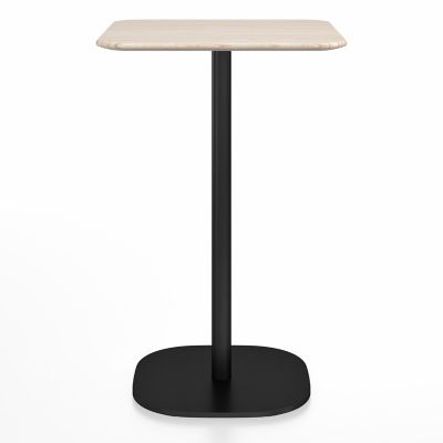 Emeco 2 Inch Flat Base Bar/Counter Table - Color: Black - 2INCHCOT2430FASHD