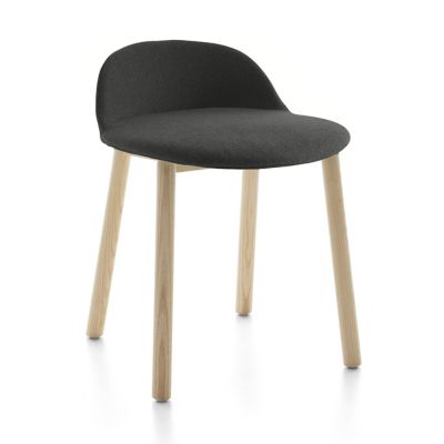 Emeco Alfi Low Back Chair Soft Slip Cover - Color: Black - ALFISOFTLKVDM017