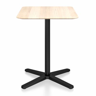 Emeco 2 Inch X Base Cafe Table - Color: Black - 2INCHCT2430XACCDARKPC