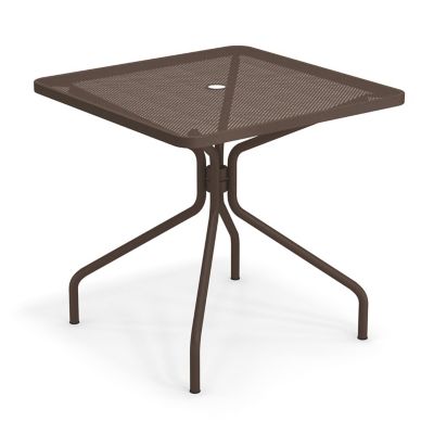 emu Cambri Outdoor Bistro Table with Umbrella Hole - Color: Bronze - Size: 