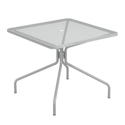 emu Cambri Outdoor Bistro Table with Umbrella Hole - Color: Grey - Size: La