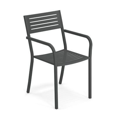 emu Segno Outdoor Stacking Armchair Set of 4 - Color: Grey - E268-22