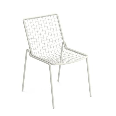 emu Rio R50 Outdoor Stacking Side Chair Set of 4 - Color: White - E790-23