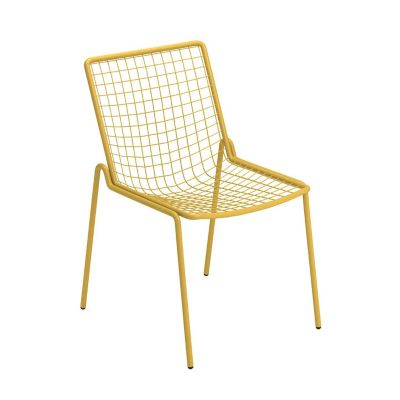 emu Rio R50 Outdoor Stacking Side Chair Set of 4 - Color: Yellow - E790-62