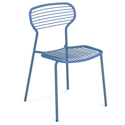 emu Apero Outdoor Stacking Side Chair Set of 4 - Color: Blue - E1300-16