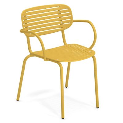 emu Mom Outdoor Stacking Armchair Set of 4 - Color: Yellow - E640-62