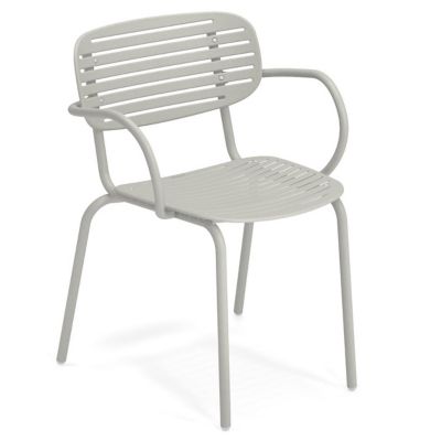 emu Mom Outdoor Stacking Armchair Set of 4 - Color: Grey - E640-73