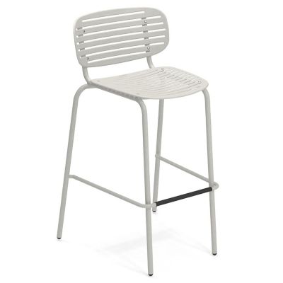 emu Mom Outdoor Stacking Barstool Set of 4 - Color: Grey - E649-73