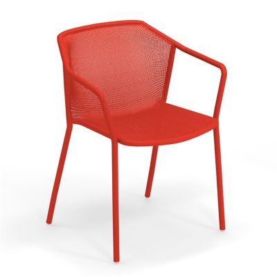 emu Darwin Outdoor Stacking Armchair Set of 4 - Color: Red - E522-50