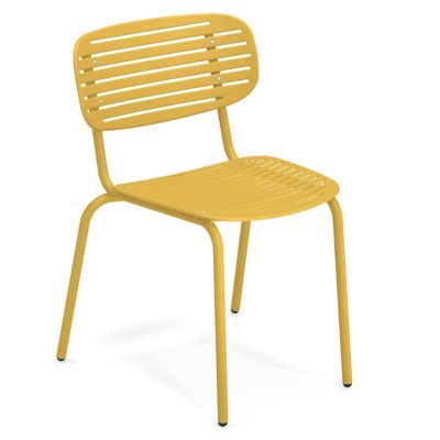 emu Mom Outdoor Stacking Side Chair Set of 4 - Color: Yellow - E639-62