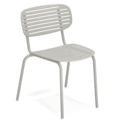 emu Mom Outdoor Stacking Side Chair Set of 4 - Color: Grey - E639-73