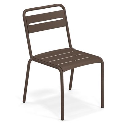 emu Star Outdoor Stacking Side Chair Set of 4 - Color: Bronze - E161N-41