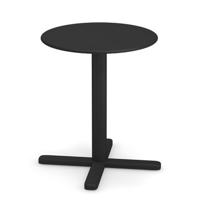 emu Darwin Outdoor Tilt Top Round Nesting Table - Color: Black - Size: Smal