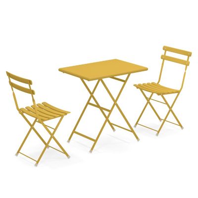 EMU2418986 emu Arc En Ciel 3-Piece Outdoor Dining Set - Color sku EMU2418986