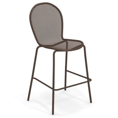 emu Ronda Bar Outdoor/Indoor Stacking Barstool, Set of 2 - Color: Bronze - 