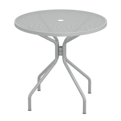 emu Cambi Outdoor Round Bistro Table with Umbrella Hole - Color: Grey - Siz