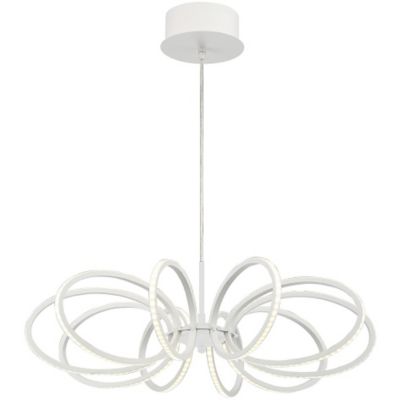 Eurofase Tela LED Chandelier - Color: White - Size: 10 light - 30039-025