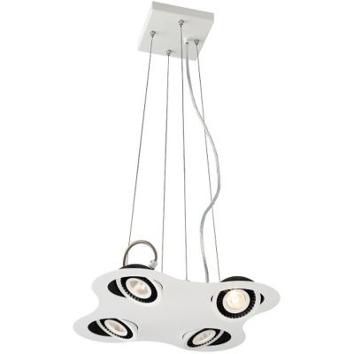 Eurofase Vision LED Pendant Light - Color: White - Size: 4 light - 29485-01