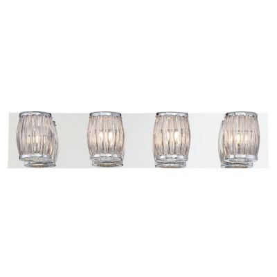 Eurofase Barile Vanity Light - Color: Silver - Size: 4 light - 30045-019