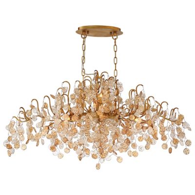 Eurofase Campobasso Linear Chandelier - Color: Clear - Size: 10 light - 290