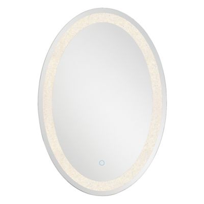 Eurofase Silvana LED Oval Mirror - Color: Black - 48115-018