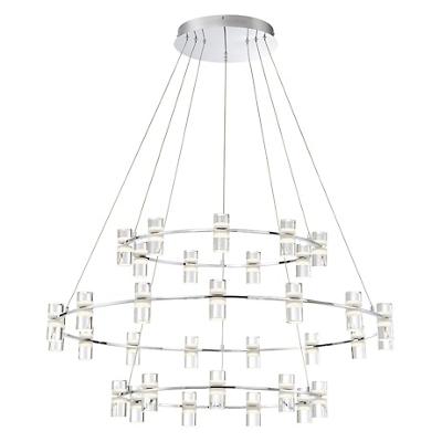 Netto 3-Tier LED Ring Chandelier