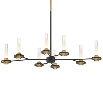 Eurofase Torcia LED Chandelier - Color: Black - Size: Large - 45714-016