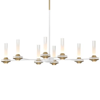 Eurofase Torcia LED Chandelier - Color: White - Size: Large - 45714-023