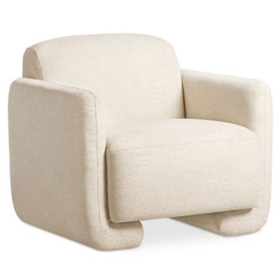 Moes Home Collection Fallon Accent Chair - Color: White - ZT-1039-05