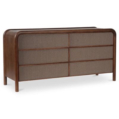 Moes Home Collection Rye Drawer Dresser - Color: Brown - BZ-1144-03