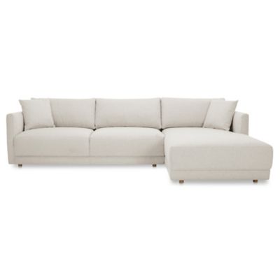 Moes Home Collection Bryn Sectional Sofa - Color: Beige - JM-1027-05-R-0