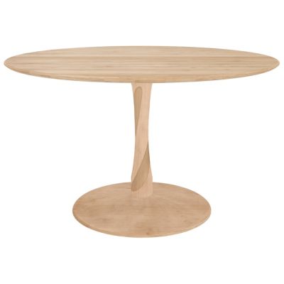 Ethnicraft Oak Torsion Dining Table - Color: Beige - Size: 50- L - 50019