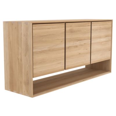 Oak Nordic Sideboard - 3 Open Doors by Ethnicraft.