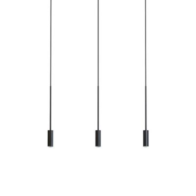 Estiluz Volta L73.3S LED Linear Chandelier - Color: Matte - Size: 3 light -