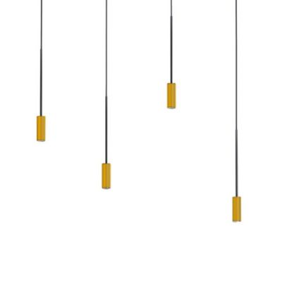 Estiluz Volta L92.4S LED Linear Chandelier - Color: Matte - Size: 4 light -