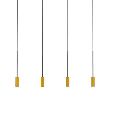 Estiluz Volta L92.4S LED Linear Chandelier - Color: Matte - Size: 4 light -