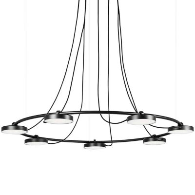 Estiluz Aro LED Chandelier - Color: Black - Size: 43 - 113542263_1x03543