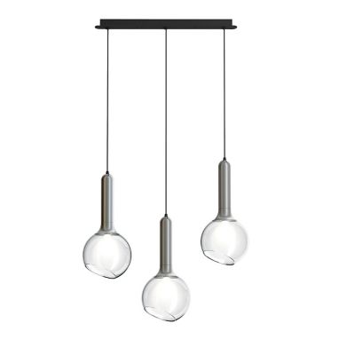 Estiluz Luck Linear Chandelier Light - Color: Silver - 113415261U_3x0244337