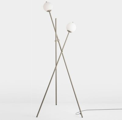 ESZ2025814 Estiluz Asana LED Floor Lamp - Color: Grey - Size: sku ESZ2025814