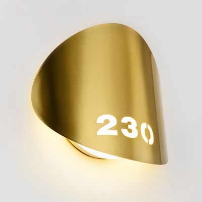 ESZ2360929 Estiluz Lune LED Wall Sconce - Color: Gold - 03370 sku ESZ2360929