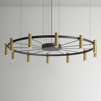 ESZ2361874 Estiluz Laverd LED Chandelier - Color: Gold - Size sku ESZ2361874