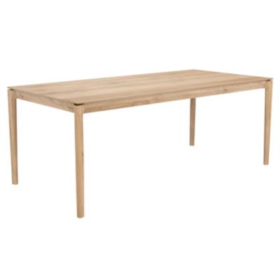 Ethnicraft Oak Bok Dining Table - Color: Beige - Size: 87 - 51498