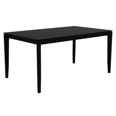 Ethnicraft Oak Bok Dining Table - Color: Black - Size: 63 - 51505