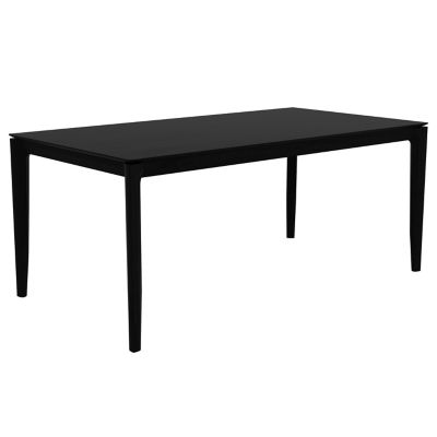 Ethnicraft Oak Bok Dining Table - Color: Black - Size: 71 - 51506