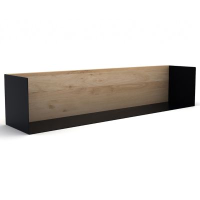 Ethnicraft Oak U Shelf - Color: Black - Size: Large - 26211