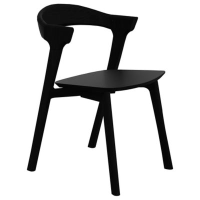 Ethnicraft Oak Bok Dining Chair - Color: Black - 10151491