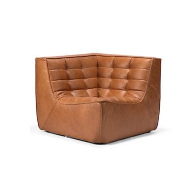 Ethnicraft N701 Corner Sofa - Color: Black - 20080